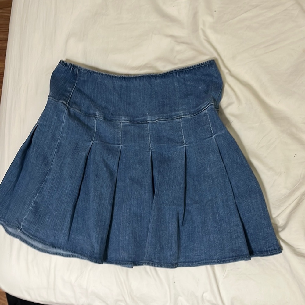 Blue Denim hollister skirt
